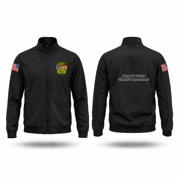 Windbreaker, Mccook County SO, Police, Teamtime, Team time, sublimation, custom sports apparel, team uniforms, spirit wear, spiritwear, sports uniforms, custom shirts, team store, custom team store, fundraiser sports, apparel fundraiser
