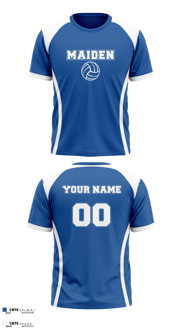 Short Sleeve Performance Shirt, Maiden High School Volleyball, Women's Volleyball, Teamtime, Team time, sublimation, custom sports apparel, team uniforms, spirit wear, spiritwear, sports uniforms, custom shirts, team store, custom team store, fundraiser sports, apparel fundraiser