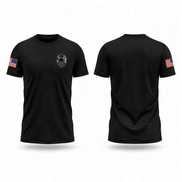 Old School Cotton Feel Shirt, Horton Police Department, Police, Teamtime, Team time, sublimation, custom sports apparel, team uniforms, spirit wear, spiritwear, sports uniforms, custom shirts, team store, custom team store, fundraiser sports, apparel fundraiser