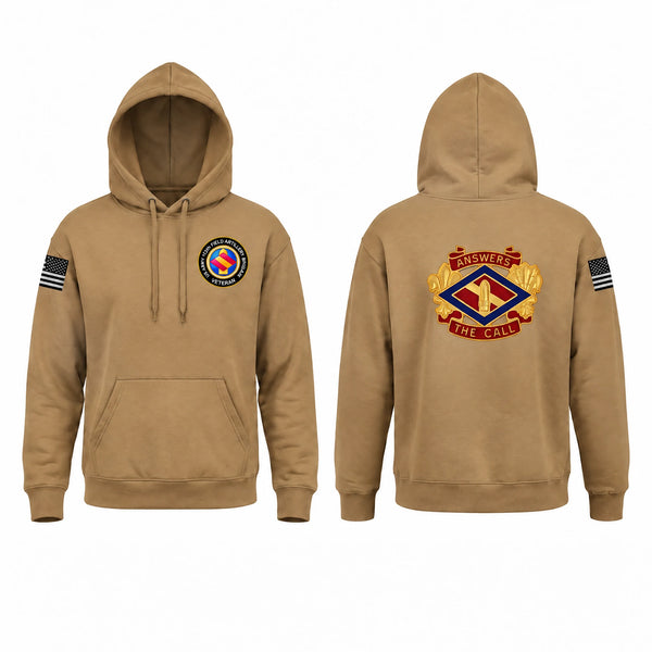 Hoodie, 142nd field artillery, Army, Teamtime, Team time, sublimation, custom sports apparel, team uniforms, spirit wear, spiritwear, sports uniforms, custom shirts, team store, custom team store, fundraiser sports, apparel fundraiser