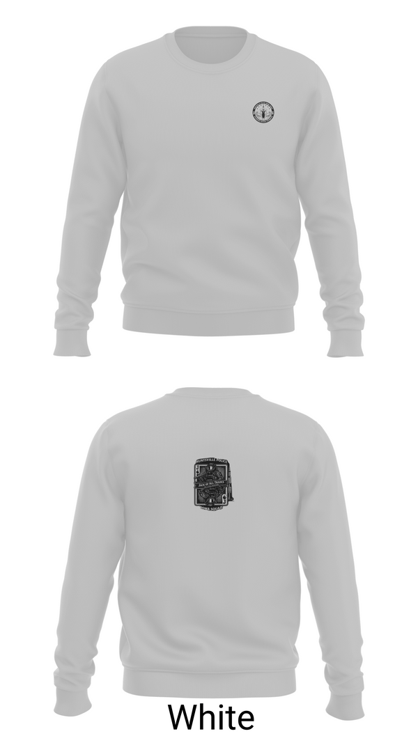 Crew Neck Sweatshirt, Huntsville Police Department Bomb Squad, Police, Teamtime, Team time, sublimation, custom sports apparel, team uniforms, spirit wear, spiritwear, sports uniforms, custom shirts, team store, custom team store, fundraiser sports, apparel fundraiser