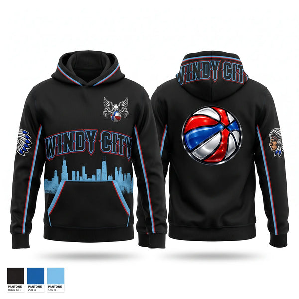 Hoodie, Windy City NativHawks, Men's Basketball, Teamtime, Team time, sublimation, custom sports apparel, team uniforms, spirit wear, spiritwear, sports uniforms, custom shirts, team store, custom team store, fundraiser sports, apparel fundraiser