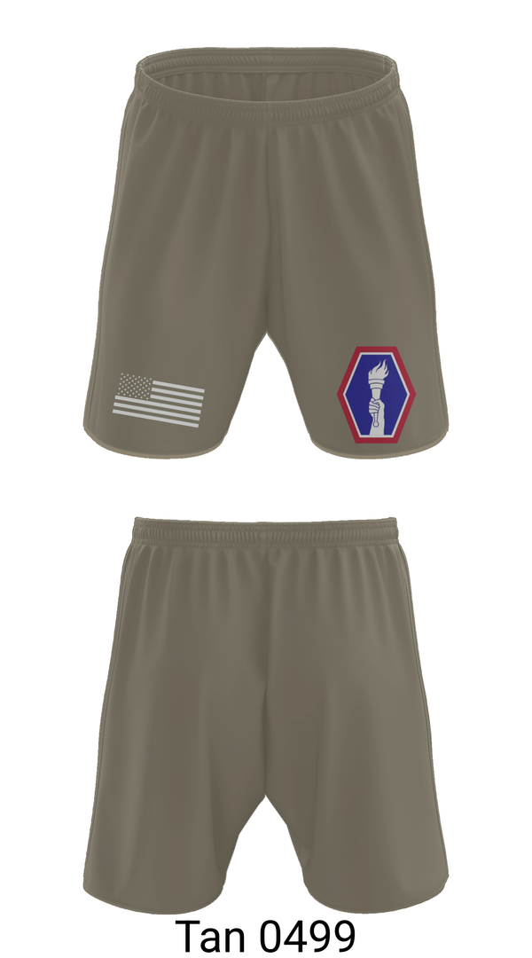 Athletic Shorts With Pockets, 100 Battalion 442 Infantry, Army, Teamtime, Team time, sublimation, custom sports apparel, team uniforms, spirit wear, spiritwear, sports uniforms, custom shirts, team store, custom team store, fundraiser sports, apparel fundraiser