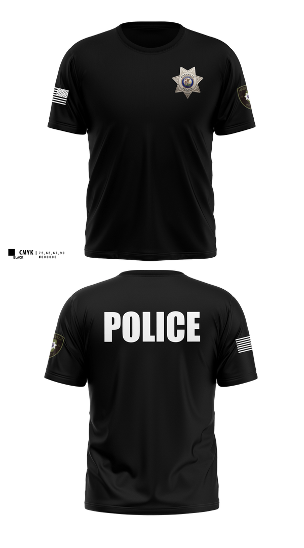 Short Sleeve Performance Shirt, Nashville Police Department, IL, Police, Teamtime, Team time, sublimation, custom sports apparel, team uniforms, spirit wear, spiritwear, sports uniforms, custom shirts, team store, custom team store, fundraiser sports, apparel fundraiser