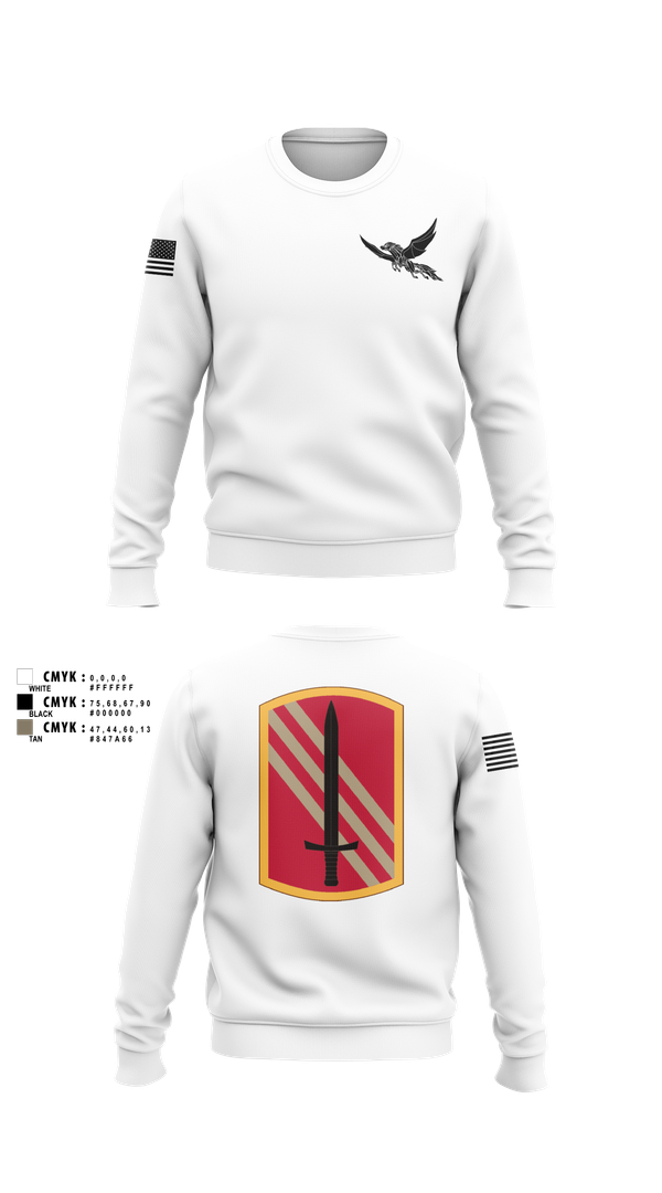 Crew Neck Sweatshirt, 196th BDE SIG CO, , Teamtime, Team time, sublimation, custom sports apparel, team uniforms, spirit wear, spiritwear, sports uniforms, custom shirts, team store, custom team store, fundraiser sports, apparel fundraiser