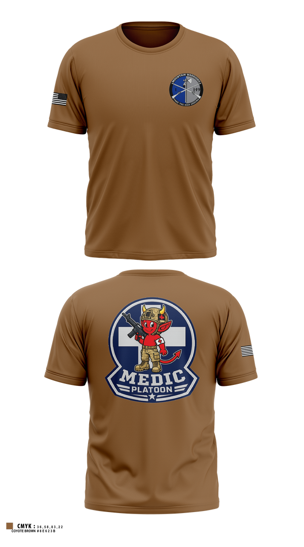 Short Sleeve Performance Shirt, Medic, National Guard, Teamtime, Team time, sublimation, custom sports apparel, team uniforms, spirit wear, spiritwear, sports uniforms, custom shirts, team store, custom team store, fundraiser sports, apparel fundraiser