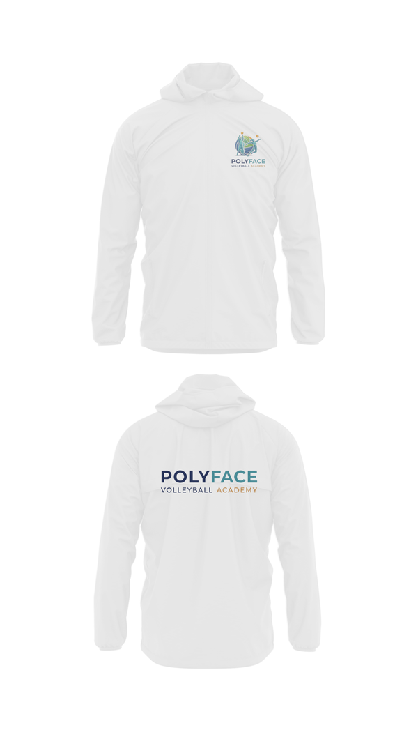 Windbreaker, PolyFace Volleyball Academy, Women's Volleyball, Teamtime, Team time, sublimation, custom sports apparel, team uniforms, spirit wear, spiritwear, sports uniforms, custom shirts, team store, custom team store, fundraiser sports, apparel fundraiser