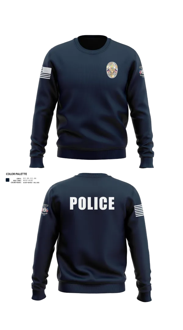 Crew Neck Sweatshirt, Miami Police Department, , Teamtime, Team time, sublimation, custom sports apparel, team uniforms, spirit wear, spiritwear, sports uniforms, custom shirts, team store, custom team store, fundraiser sports, apparel fundraiser