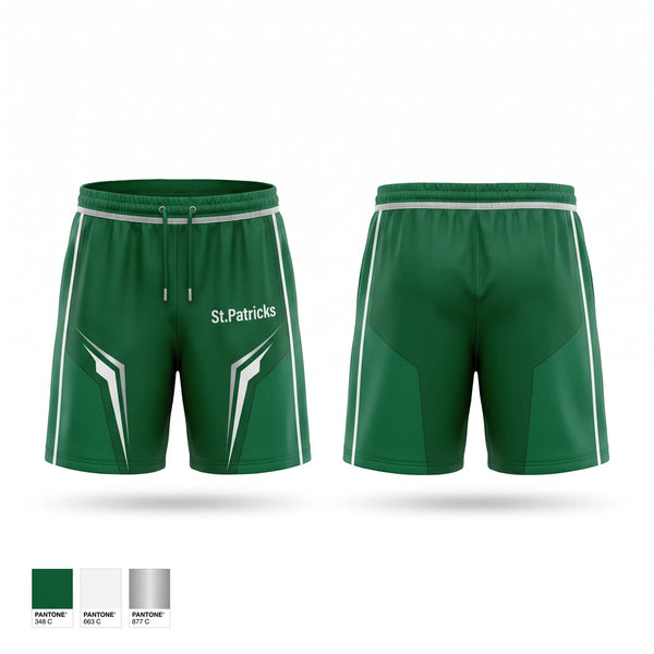Athletic Shorts With Pockets, St.Patrick’s, Men's Basketball, Teamtime, Team time, sublimation, custom sports apparel, team uniforms, spirit wear, spiritwear, sports uniforms, custom shirts, team store, custom team store, fundraiser sports, apparel fundraiser