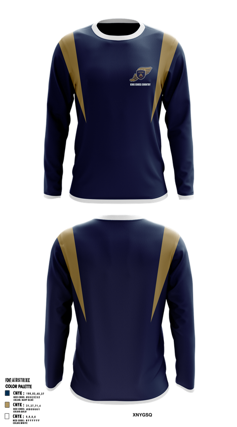 Long Sleeve Performance Shirt, King School Cross Country, Cross Country, Teamtime, Team time, sublimation, custom sports apparel, team uniforms, spirit wear, spiritwear, sports uniforms, custom shirts, team store, custom team store, fundraiser sports, apparel fundraiser