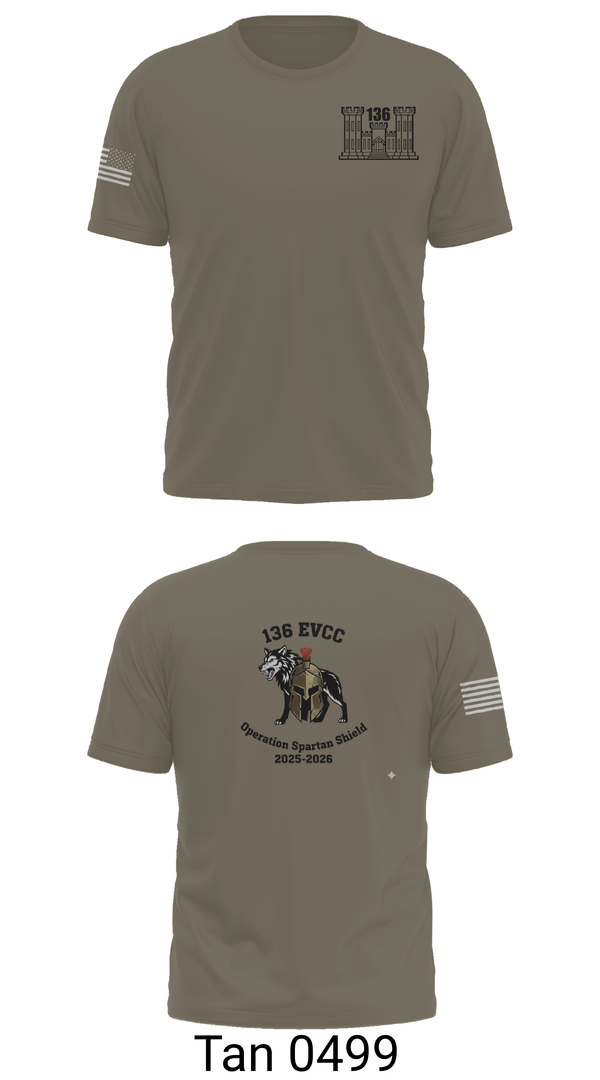 Short Sleeve Performance Shirt, 136 EVCC, Army, Teamtime, Team time, sublimation, custom sports apparel, team uniforms, spirit wear, spiritwear, sports uniforms, custom shirts, team store, custom team store, fundraiser sports, apparel fundraiser