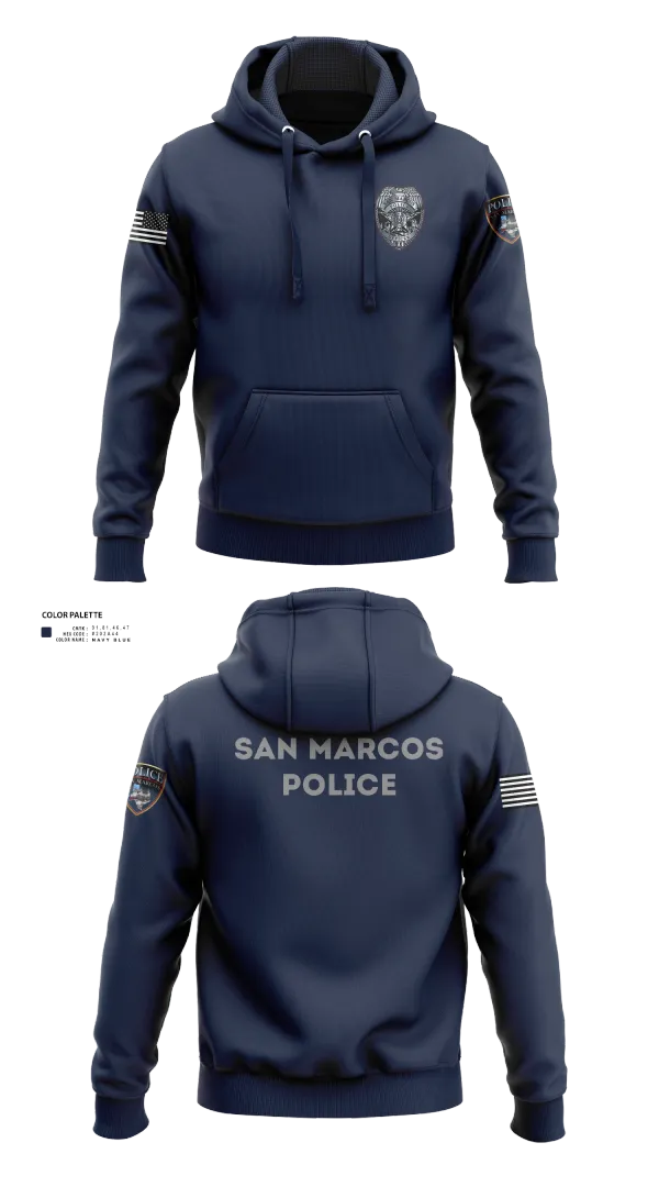 Hoodie, San marcos police - field force, Police, Teamtime, Team time, sublimation, custom sports apparel, team uniforms, spirit wear, spiritwear, sports uniforms, custom shirts, team store, custom team store, fundraiser sports, apparel fundraiser