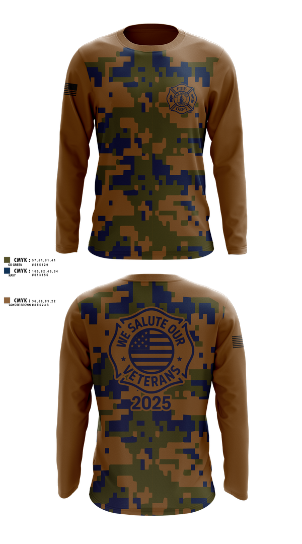 Sarasota County Fire Dept. Long Sleeve Performance Shirt 5