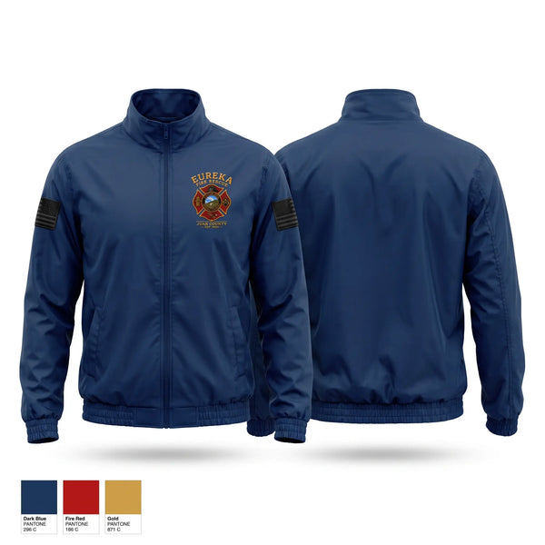Windbreaker, Eureka Fire Department, Fire Department, Teamtime, Team time, sublimation, custom sports apparel, team uniforms, spirit wear, spiritwear, sports uniforms, custom shirts, team store, custom team store, fundraiser sports, apparel fundraiser