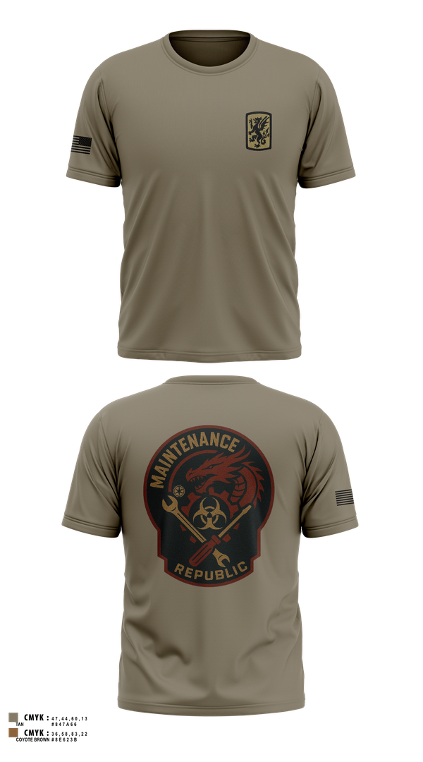 Old School Cotton Feel Shirt, 411Th CBRN, Army, Teamtime, Team time, sublimation, custom sports apparel, team uniforms, spirit wear, spiritwear, sports uniforms, custom shirts, team store, custom team store, fundraiser sports, apparel fundraiser