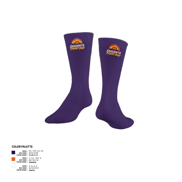Custom Socks, Sahuarita Desert Heat, Men's Basketball, Teamtime, Team time, sublimation, custom sports apparel, team uniforms, spirit wear, spiritwear, sports uniforms, custom shirts, team store, custom team store, fundraiser sports, apparel fundraiser