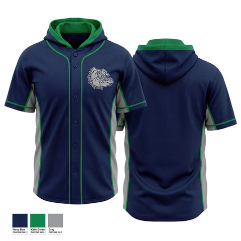 Full Button Baseball Jersey, West Bend 9U Bulldogs, Baseball, Teamtime, Team time, sublimation, custom sports apparel, team uniforms, spirit wear, spiritwear, sports uniforms, custom shirts, team store, custom team store, fundraiser sports, apparel fundraiser
