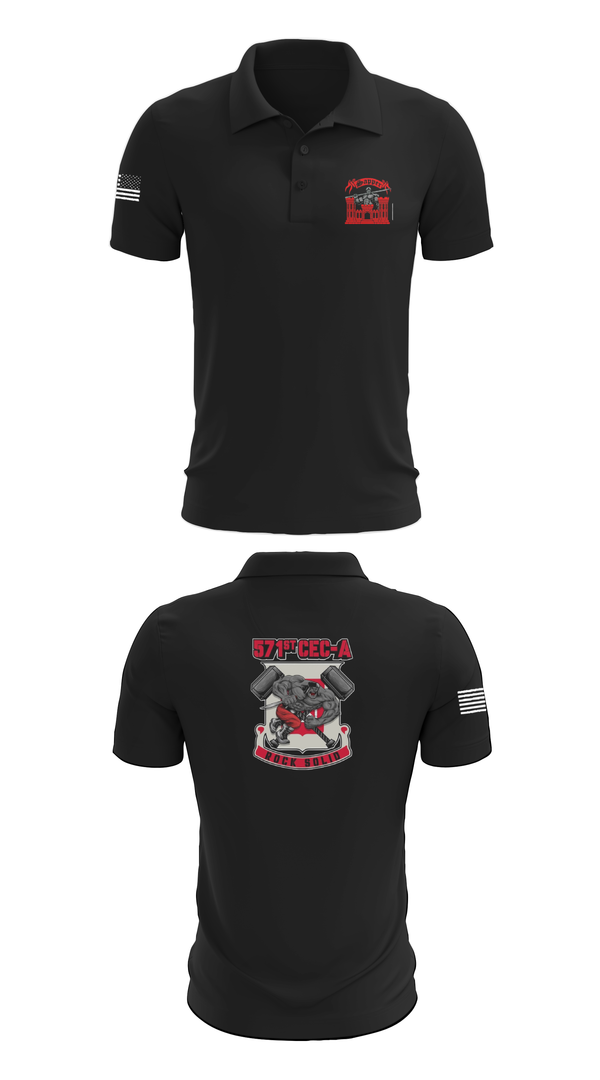 Short Sleeve Performance Polo, 571st CEC-A, , Teamtime, Team time, sublimation, custom sports apparel, team uniforms, spirit wear, spiritwear, sports uniforms, custom shirts, team store, custom team store, fundraiser sports, apparel fundraiser