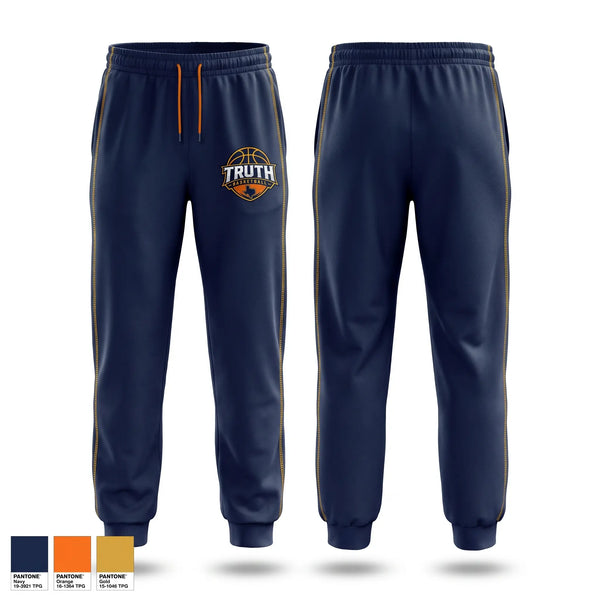 Sweatpants, Truth Basketball, Women's Basketball, Teamtime, Team time, sublimation, custom sports apparel, team uniforms, spirit wear, spiritwear, sports uniforms, custom shirts, team store, custom team store, fundraiser sports, apparel fundraiser