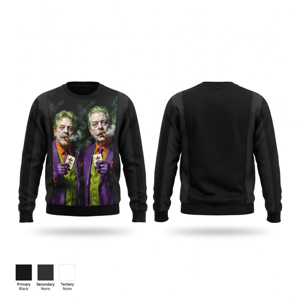 Crew Neck Sweatshirt, “JOKERS WILD”, , Teamtime, Team time, sublimation, custom sports apparel, team uniforms, spirit wear, spiritwear, sports uniforms, custom shirts, team store, custom team store, fundraiser sports, apparel fundraiser