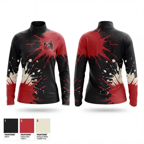 Quarter Zip Jacket, Sissonville Lady Indians, Softball, Teamtime, Team time, sublimation, custom sports apparel, team uniforms, spirit wear, spiritwear, sports uniforms, custom shirts, team store, custom team store, fundraiser sports, apparel fundraiser
