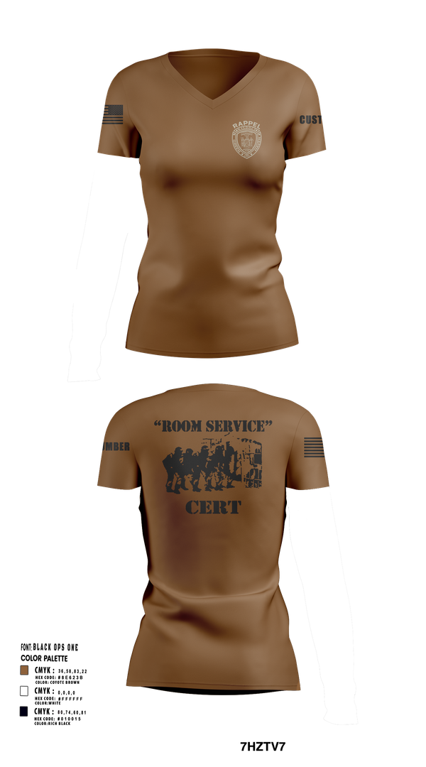 Womens Short Sleeve Vneck Shirt, Green Haven CERT, , Teamtime, Team time, sublimation, custom sports apparel, team uniforms, spirit wear, spiritwear, sports uniforms, custom shirts, team store, custom team store, fundraiser sports, apparel fundraiser