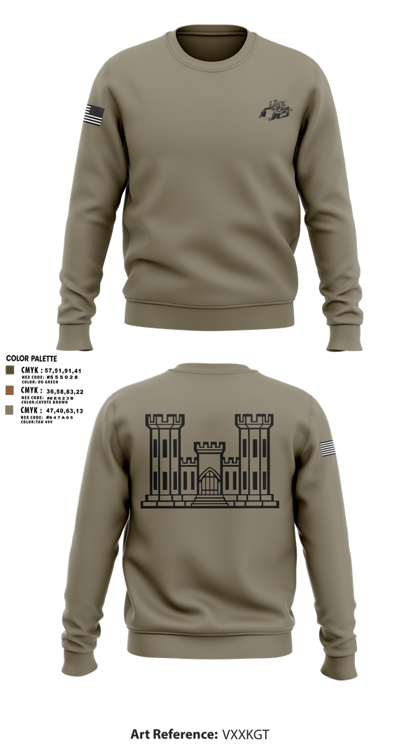 Crew Neck Sweatshirt, TCC, National Guard, Teamtime, Team time, sublimation, custom sports apparel, team uniforms, spirit wear, spiritwear, sports uniforms, custom shirts, team store, custom team store, fundraiser sports, apparel fundraiser