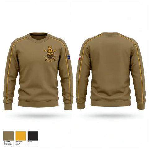 Crew Neck Sweatshirt, Los Viejos, Baseball, Teamtime, Team time, sublimation, custom sports apparel, team uniforms, spirit wear, spiritwear, sports uniforms, custom shirts, team store, custom team store, fundraiser sports, apparel fundraiser