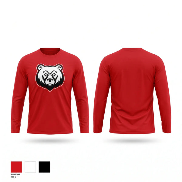 Long Sleeve Performance Shirt, Bears, , Teamtime, Team time, sublimation, custom sports apparel, team uniforms, spirit wear, spiritwear, sports uniforms, custom shirts, team store, custom team store, fundraiser sports, apparel fundraiser
