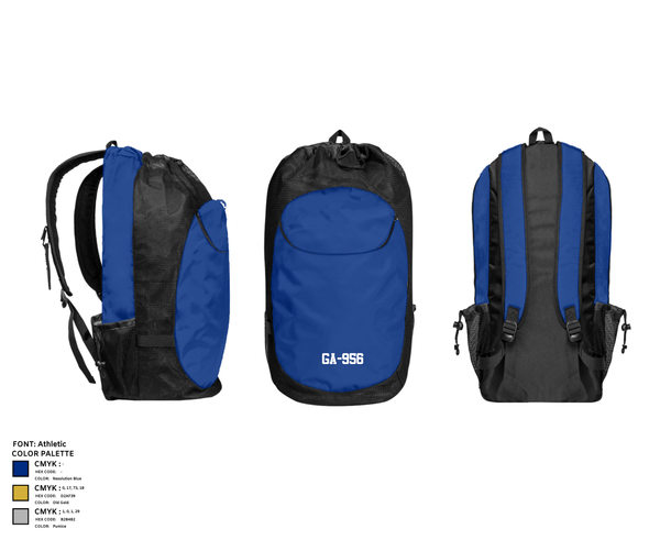 Gear Bag, GA-956, Air Force, Teamtime, Team time, sublimation, custom sports apparel, team uniforms, spirit wear, spiritwear, sports uniforms, custom shirts, team store, custom team store, fundraiser sports, apparel fundraiser