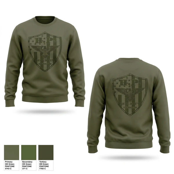 Crew Neck Sweatshirt, High Profile Security, Police, Teamtime, Team time, sublimation, custom sports apparel, team uniforms, spirit wear, spiritwear, sports uniforms, custom shirts, team store, custom team store, fundraiser sports, apparel fundraiser