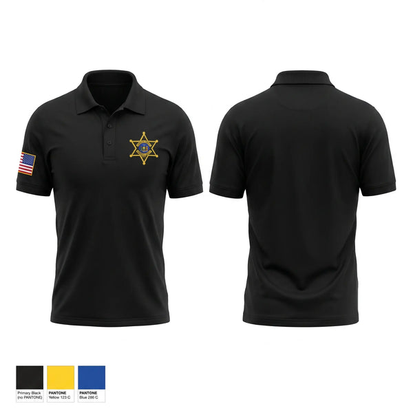 Short Sleeve Performance Polo, Schuyler County Sheriff’s Office, Police, Teamtime, Team time, sublimation, custom sports apparel, team uniforms, spirit wear, spiritwear, sports uniforms, custom shirts, team store, custom team store, fundraiser sports, apparel fundraiser