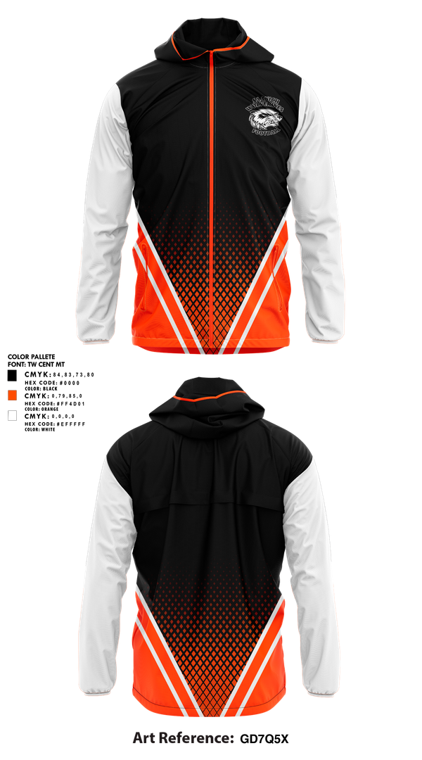 Windbreaker, Greater Victoria Minor Football Association, , Teamtime, Team time, sublimation, custom sports apparel, team uniforms, spirit wear, spiritwear, sports uniforms, custom shirts, team store, custom team store, fundraiser sports, apparel fundraiser