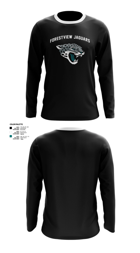Long Sleeve Shooting Shirt, Forestview Jaguars, Men's Basketball, Teamtime, Team time, sublimation, custom sports apparel, team uniforms, spirit wear, spiritwear, sports uniforms, custom shirts, team store, custom team store, fundraiser sports, apparel fundraiser