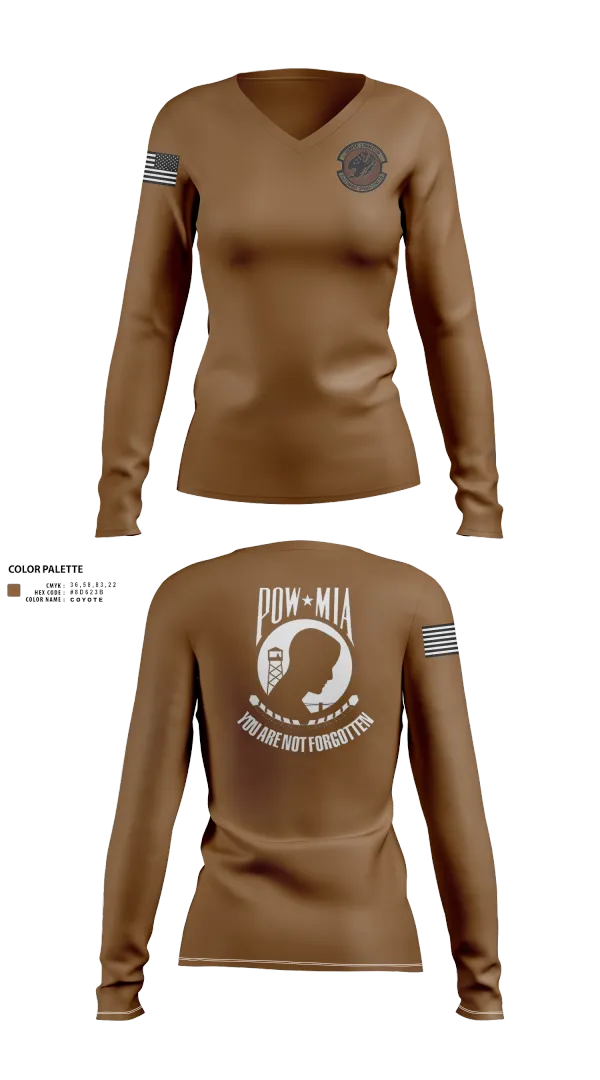 Womens Long Sleeve Vneck Shirt, 9 COS, , Teamtime, Team time, sublimation, custom sports apparel, team uniforms, spirit wear, spiritwear, sports uniforms, custom shirts, team store, custom team store, fundraiser sports, apparel fundraiser
