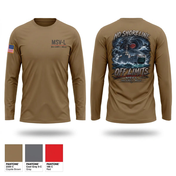 Long Sleeve Performance Shirt, MSV(L) 01, Army, Teamtime, Team time, sublimation, custom sports apparel, team uniforms, spirit wear, spiritwear, sports uniforms, custom shirts, team store, custom team store, fundraiser sports, apparel fundraiser