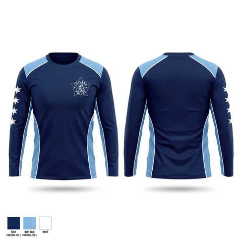 Long Sleeve Performance Shirt, Chicago Police Lady Knights, Softball, Teamtime, Team time, sublimation, custom sports apparel, team uniforms, spirit wear, spiritwear, sports uniforms, custom shirts, team store, custom team store, fundraiser sports, apparel fundraiser