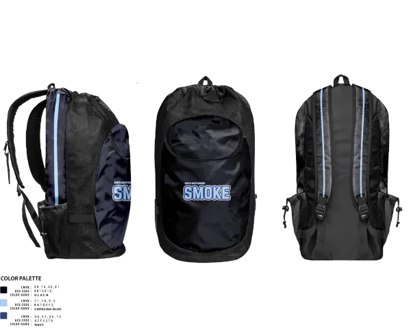 Gear Bag, South Spartanburg Smoke, Softball, Teamtime, Team time, sublimation, custom sports apparel, team uniforms, spirit wear, spiritwear, sports uniforms, custom shirts, team store, custom team store, fundraiser sports, apparel fundraiser