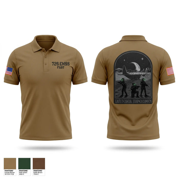 Short Sleeve Performance Polo, 726 EMSS, Air Force, Teamtime, Team time, sublimation, custom sports apparel, team uniforms, spirit wear, spiritwear, sports uniforms, custom shirts, team store, custom team store, fundraiser sports, apparel fundraiser