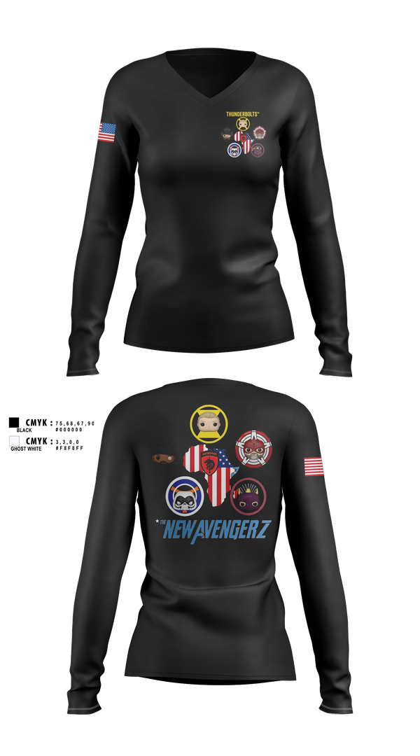 Womens Long Sleeve Vneck Shirt, IO J39, Army, Teamtime, Team time, sublimation, custom sports apparel, team uniforms, spirit wear, spiritwear, sports uniforms, custom shirts, team store, custom team store, fundraiser sports, apparel fundraiser