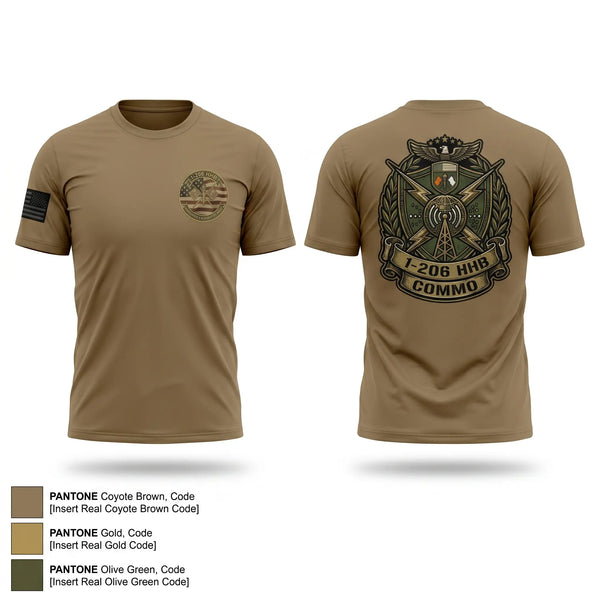 Short Sleeve Performance Shirt, 1-206 HHB, Army, Teamtime, Team time, sublimation, custom sports apparel, team uniforms, spirit wear, spiritwear, sports uniforms, custom shirts, team store, custom team store, fundraiser sports, apparel fundraiser