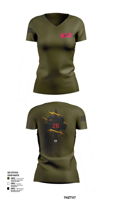 Womens Short Sleeve Vneck Shirt, 26th CM Co, , Teamtime, Team time, sublimation, custom sports apparel, team uniforms, spirit wear, spiritwear, sports uniforms, custom shirts, team store, custom team store, fundraiser sports, apparel fundraiser