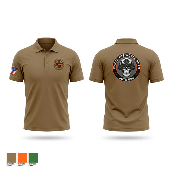 Short Sleeve Performance Polo, 8 SOS, Air Force, Teamtime, Team time, sublimation, custom sports apparel, team uniforms, spirit wear, spiritwear, sports uniforms, custom shirts, team store, custom team store, fundraiser sports, apparel fundraiser