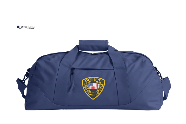 Duffle Bag, Wheeling Police Department, Police, Teamtime, Team time, sublimation, custom sports apparel, team uniforms, spirit wear, spiritwear, sports uniforms, custom shirts, team store, custom team store, fundraiser sports, apparel fundraiser