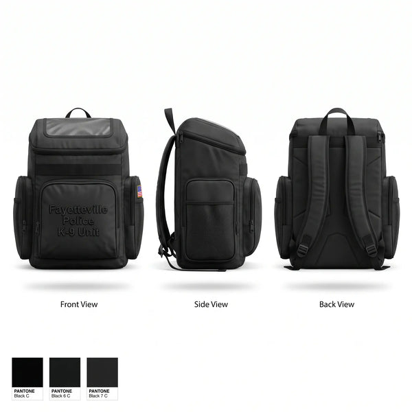 Gear Bag, Fayetteville Police K-9 Unit, Police, Teamtime, Team time, sublimation, custom sports apparel, team uniforms, spirit wear, spiritwear, sports uniforms, custom shirts, team store, custom team store, fundraiser sports, apparel fundraiser