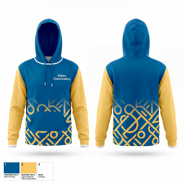 Hoodie, Riders Cheerleading, Cheer, Teamtime, Team time, sublimation, custom sports apparel, team uniforms, spirit wear, spiritwear, sports uniforms, custom shirts, team store, custom team store, fundraiser sports, apparel fundraiser