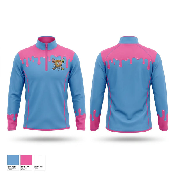 Quarter Zip Jacket, Crushers, Baseball, Teamtime, Team time, sublimation, custom sports apparel, team uniforms, spirit wear, spiritwear, sports uniforms, custom shirts, team store, custom team store, fundraiser sports, apparel fundraiser