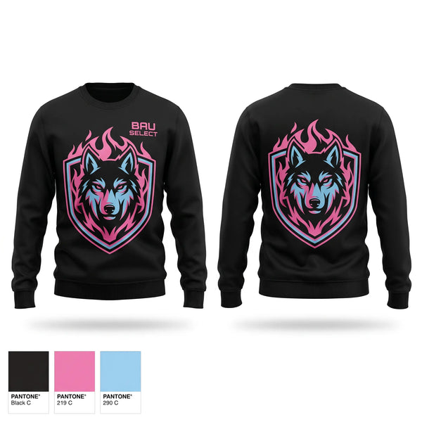 Crew Neck Sweatshirt, BAU SELECT, Men's Basketball, Teamtime, Team time, sublimation, custom sports apparel, team uniforms, spirit wear, spiritwear, sports uniforms, custom shirts, team store, custom team store, fundraiser sports, apparel fundraiser