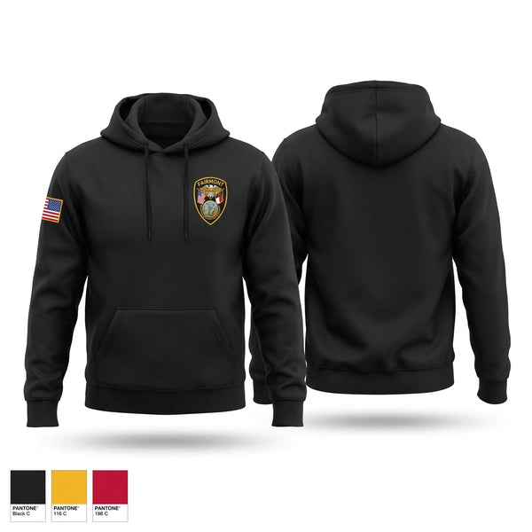 Hoodie, Fairmont Police Department, Police, Teamtime, Team time, sublimation, custom sports apparel, team uniforms, spirit wear, spiritwear, sports uniforms, custom shirts, team store, custom team store, fundraiser sports, apparel fundraiser