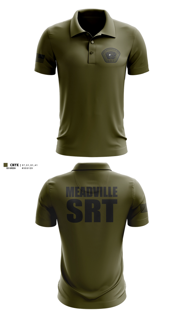 Short Sleeve Performance Polo, Meadville SRT, Police, Teamtime, Team time, sublimation, custom sports apparel, team uniforms, spirit wear, spiritwear, sports uniforms, custom shirts, team store, custom team store, fundraiser sports, apparel fundraiser